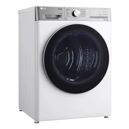 Kontrolsat - Máquina de Secar Roupa LG - 10Kg - Bomba de Calor - Classe A - Branca - RH10V9AV2WR Kontrolsat - Máquina de Secar Roupa LG - 10Kg - Bomba de Calor - Classe A - Branca - RH10V9AV2WR