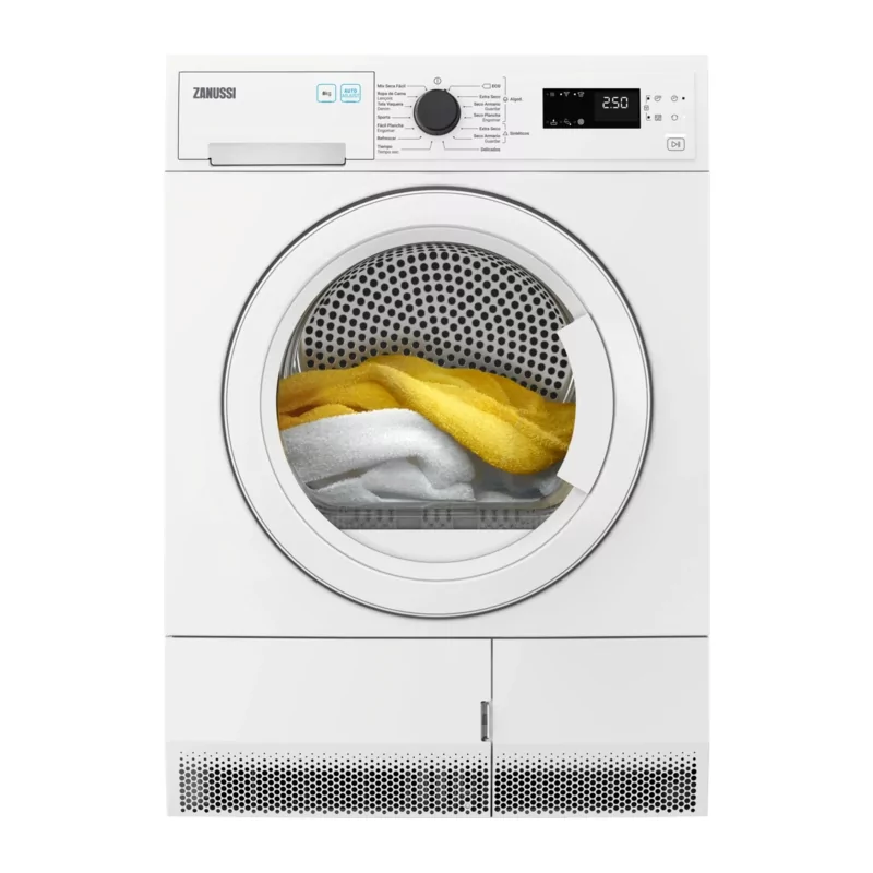 Kontrolsat - Zanussi 8kg Heat Pump Tumble Dryer - Class A++ - White - ZDHF284W Kontrolsat - Zanussi 8kg Heat Pump Tumble Dryer - Class A++ - White - ZDHF284W