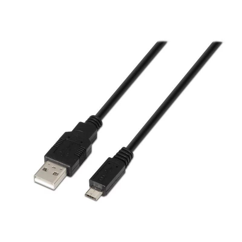 Kontrolsat - USB 2.0 cable - 80cm - Black - Aisens - A101-0027 Kontrolsat - USB 2.0 cable - 80cm - Black - Aisens - A101-0027