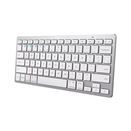 Kontrolsat - Trust Bluetooth Keyboard - Ultrathin - Silver - TECTRU24907 Kontrolsat - Trust Bluetooth Keyboard - Ultrathin - Silver - TECTRU24907
