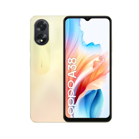 Kontrolsat - Smartphone OPPO A38 - 4GB/128GB - Ouro - (6.56'' - Dual SIM - 5000 mAh )