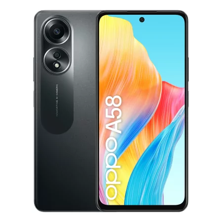Kontrolsat - Smartphone OPPO A58 - 6GB/128GB - Preto - (6.72'' - Dual SIM - 5000 mAh )