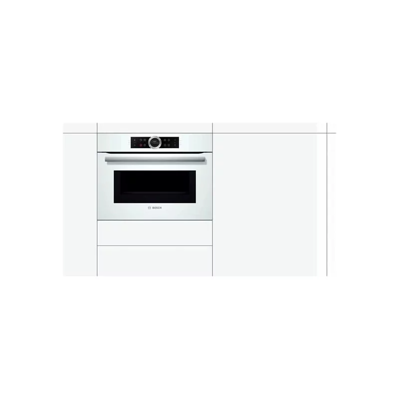 Kontrolsat - Forno Elétrico Bosch - Série 8 - 45L - Branco - CMG633BW1
