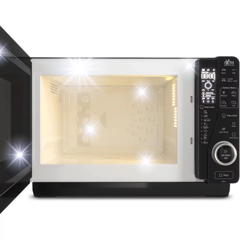Kontrolsat - Whirlpool MWF 421 BL Microwave - (25L - Auto Clean - Quartz Grill - JetStart)