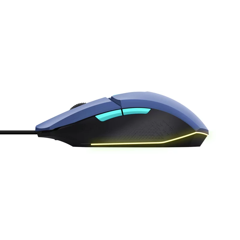 Kontrolsat - Rato Gaming Trust - 6400 DPI - 60 IPS - RGB - Azul - GXT 109 FELOX