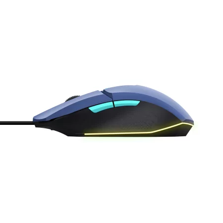 Kontrolsat - Trust Gaming Mouse - 6400 DPI - 60 IPS - RGB - Blue - GXT 109 FELOX Kontrolsat - Trust Gaming Mouse - 6400 DPI - 60 IPS - RGB - Blue - GXT 109 FELOX