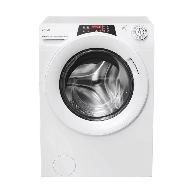 Kontrolsat - Máquina Lavar Roupa Candy RO1496DWMT/1-S (9kg - 1400rpm - Classe A) Kontrolsat - Máquina Lavar Roupa Candy RO1496DWMT/1-S (9kg - 1400rpm - Classe A)