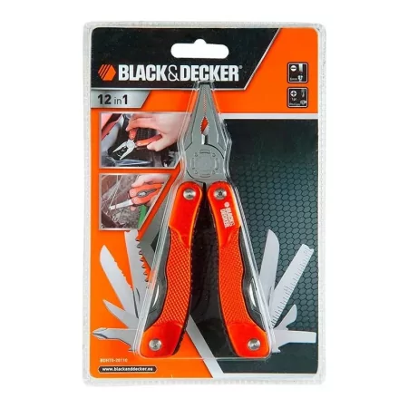 Kontrolsat - Multifunction Pliers 12 in 1 Black+Decker - BDHT0-28110 Kontrolsat - Multifunction Pliers 12 in 1 Black+Decker - BDHT0-28110