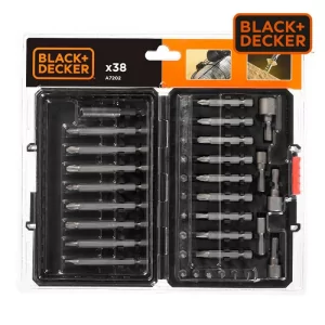 Kontrolsat - Set of 38 Black+Decker Screwdrivers - A7202-XJ