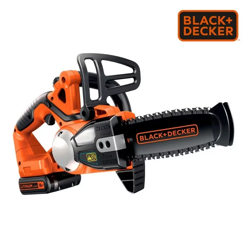 Kontrolsat - Motosserra Black&Decker - 18V - 20 cm - Bateria - 2 Ah - GKC1820L20-QW Kontrolsat - Motosserra Black&Decker - 18V - 20 cm - Bateria - 2 Ah - GKC1820L20-QW