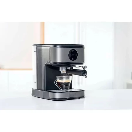 Black+Decker Espresso Coffee Machine 850W 20 Bar - Stainless Steel - BXCO850E