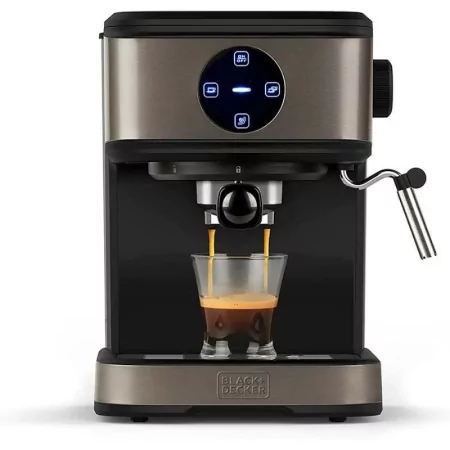 Kontrolsat - Máquina de Café Expresso Black+Decker 850W 20 Bar - Inox - BXCO850E Kontrolsat - Máquina de Café Expresso Black+Decker 850W 20 Bar - Inox - BXCO850E