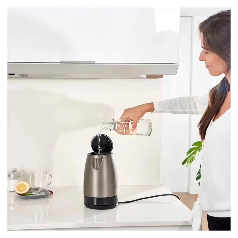 Kontrolsat - Black+Decker Electric Kettle 2200W 1.7L - Stainless Steel - BXKE2201E