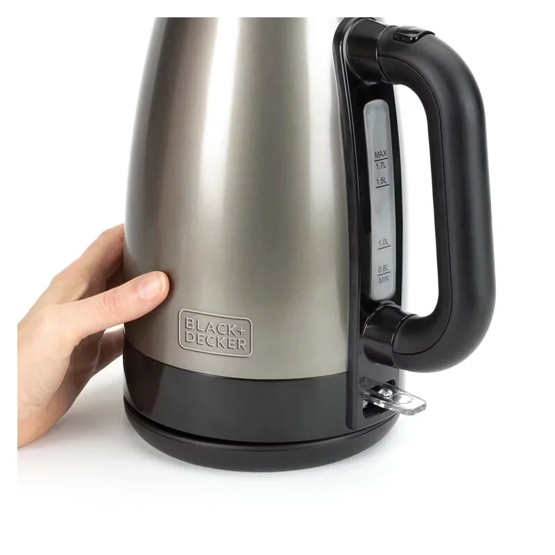 Kontrolsat - Black+Decker Electric Kettle 2200W 1.7L - Stainless Steel - BXKE2201E