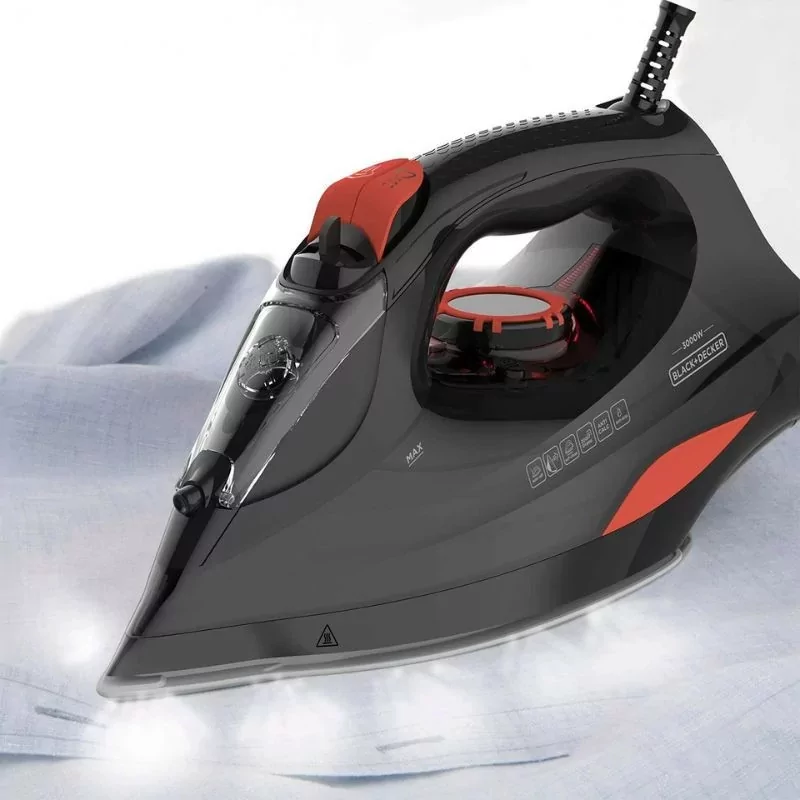 Kontrolsat - Ferro de Engomar Black & Decker - 3000W - Preto - BXIR3000E