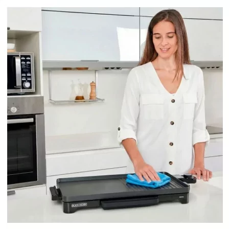 Kontrolsat - Grelhador de Placa Mista Black+Decker 2000W - 49x27cm - BXGD2200E Kontrolsat - Grelhador de Placa Mista Black+Decker 2000W - 49x27cm - BXGD2200E