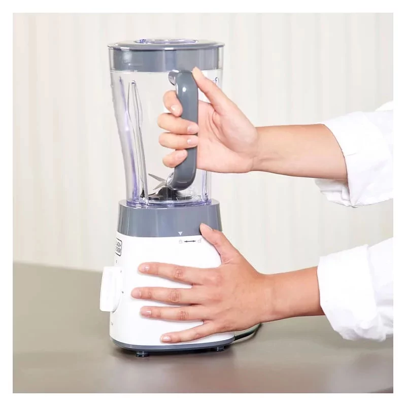 Kontrolsat - Liquidificadora Black+Decker 500W - 1,5L - 2 Velocidades + Pulse - BXJB500E