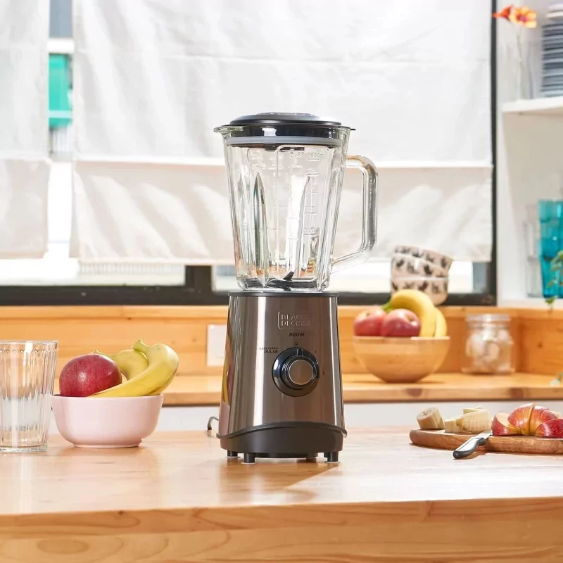 Kontrolsat - Black+Decker 800W Blender - 1.5L Glass Jar - BXJB800E
