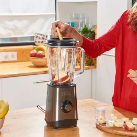 Kontrolsat - Black+Decker 800W Blender - 1.5L Glass Jar - BXJB800E Kontrolsat - Black+Decker 800W Blender - 1.5L Glass Jar - BXJB800E