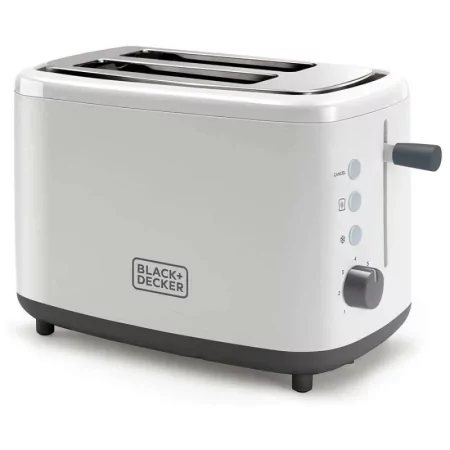 Kontrolsat - Black+Decker 820W Toaster - 2 Slots - 7 Levels - White - BXTO820E Kontrolsat - Black+Decker 820W Toaster - 2 Slots - 7 Levels - White - BXTO820E