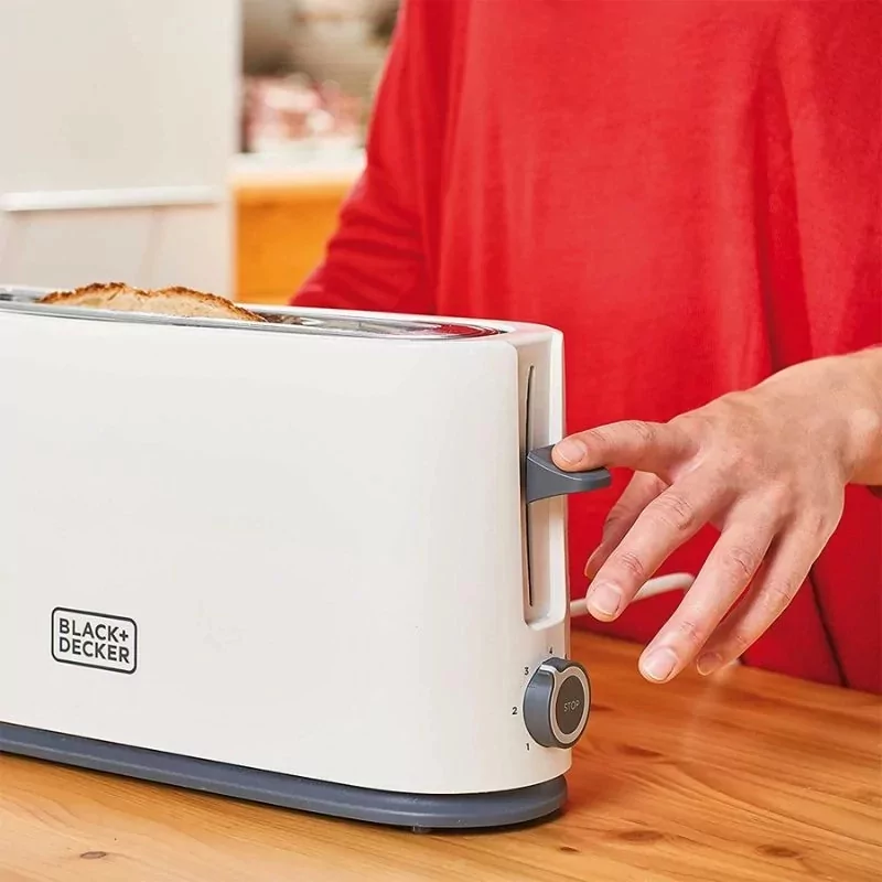 Kontrolsat - Torradeira Black+Decker 1 Fenda - 1000W - 7 Níveis - Branco - BXTO1001E