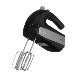 Kontrolsat - Black & Decker 500W Stand Mixer - 5 Speeds, Black/Stainless Steel - BXMX500E