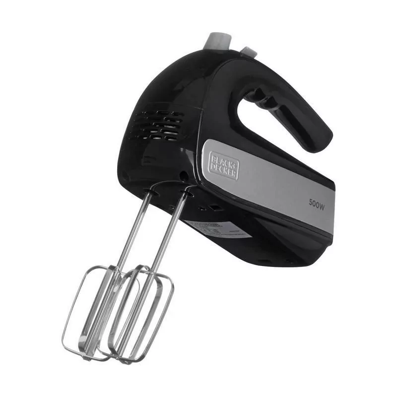 Kontrolsat - Black & Decker 500W Stand Mixer - 5 Speeds, Black/Stainless Steel - BXMX500E Kontrolsat - Black & Decker 500W Stand Mixer - 5 Speeds, Black/Stainless Steel - BXMX500E