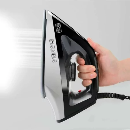 Kontrolsat - Ferro com Caldeira Black & Decker - 2200W - Preto - BXSS2200E Kontrolsat - Ferro com Caldeira Black & Decker - 2200W - Preto - BXSS2200E