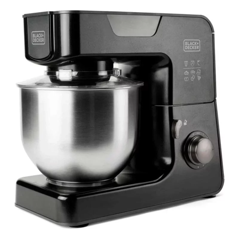 Kontrolsat - Black+Decker 1000W Stand Mixer - 5.2L - 8 Speeds - BXKM1000E Kontrolsat - Black+Decker 1000W Stand Mixer - 5.2L - 8 Speeds - BXKM1000E