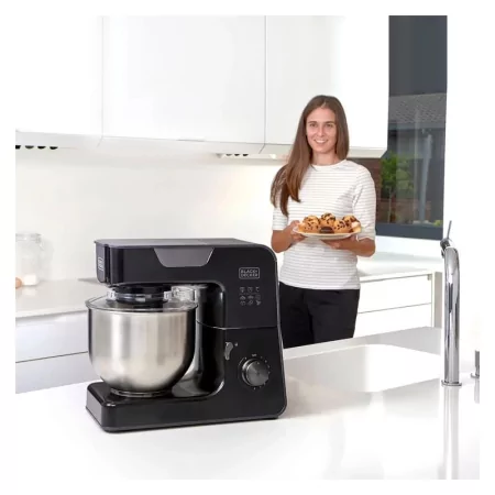Kontrolsat - Black+Decker 1000W Stand Mixer - 5.2L - 8 Speeds - BXKM1000E Kontrolsat - Black+Decker 1000W Stand Mixer - 5.2L - 8 Speeds - BXKM1000E