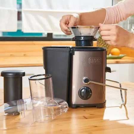 Kontrolsat - Centrifugadora Black+Decker 600W 2 Velocidades - Inox - BXJE600E Kontrolsat - Centrifugadora Black+Decker 600W 2 Velocidades - Inox - BXJE600E
