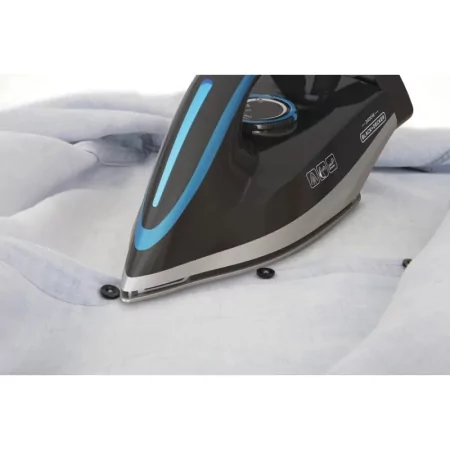 Kontrolsat - Black+Decker Steam Iron with Steam Wand - 2400W 1.5L 200g/min - Ceramic Base - BXSS2401E Kontrolsat - Black+Decker Steam Iron with Steam Wand - 2400W 1.5L 200g/min - Ceramic Base - BXSS2401E