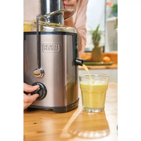 Kontrolsat - Centrifugadora Black+Decker 600W 2 Velocidades - Inox - BXJE600E Kontrolsat - Centrifugadora Black+Decker 600W 2 Velocidades - Inox - BXJE600E