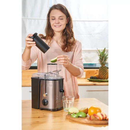 Kontrolsat - Centrifugadora Black+Decker 600W 2 Velocidades - Inox - BXJE600E Kontrolsat - Centrifugadora Black+Decker 600W 2 Velocidades - Inox - BXJE600E
