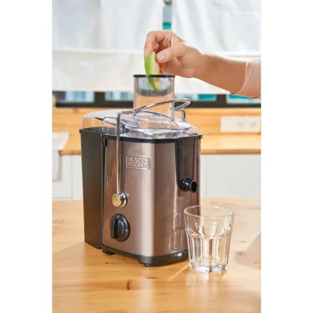 Kontrolsat - Centrifugadora Black+Decker 600W 2 Velocidades - Inox - BXJE600E Kontrolsat - Centrifugadora Black+Decker 600W 2 Velocidades - Inox - BXJE600E