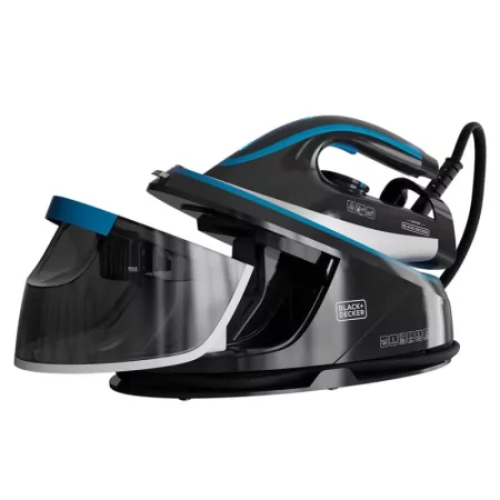 Kontrolsat - Black+Decker Steam Iron with Steam Wand - 2400W 1.5L 200g/min - Ceramic Base - BXSS2401E Kontrolsat - Black+Decker Steam Iron with Steam Wand - 2400W 1.5L 200g/min - Ceramic Base - BXSS2401E