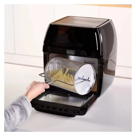 Kontrolsat - Air Fryer Forno Black+Decker 12L - 1700W 8 Programas - BXAFO1200E Kontrolsat - Air Fryer Forno Black+Decker 12L - 1700W 8 Programas - BXAFO1200E