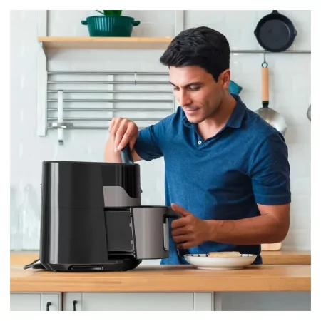 Kontrolsat - Air Fryer Black+Decker 6.5L - 1600W 8 Programs - BXAF6500E