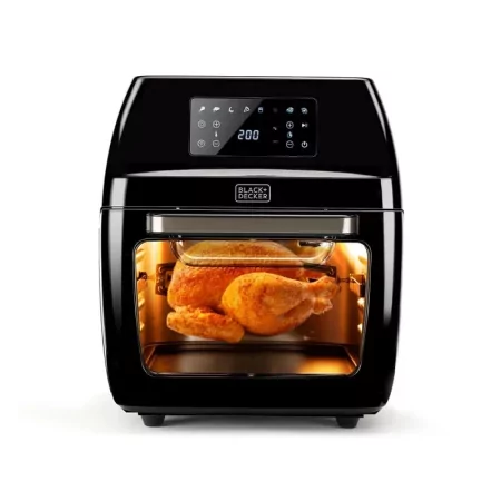 Kontrolsat - Air Fryer Oven Black&Decker 12L - 1700W 8 Programs - BXAFO1200E