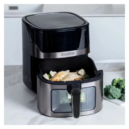 Kontrolsat - Air Fryer Black+Decker 6.5L - 1600W 8 Programs - BXAF6500E