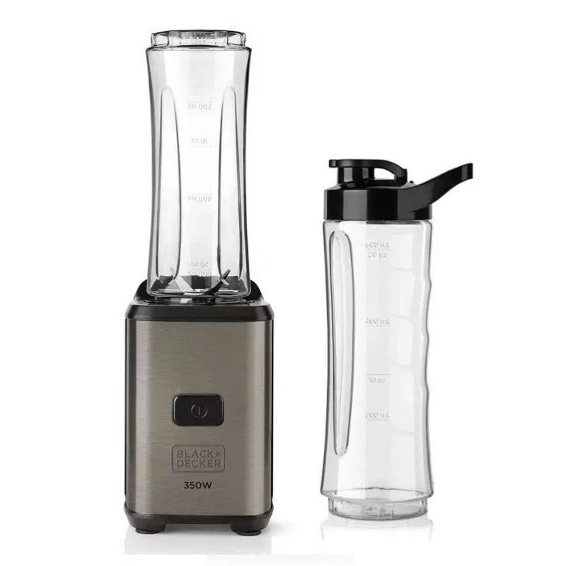 Kontrolsat - Black+Decker Portable Blender 350W - 2 x 600ml Cups - BXJBA350E Kontrolsat - Black+Decker Portable Blender 350W - 2 x 600ml Cups - BXJBA350E