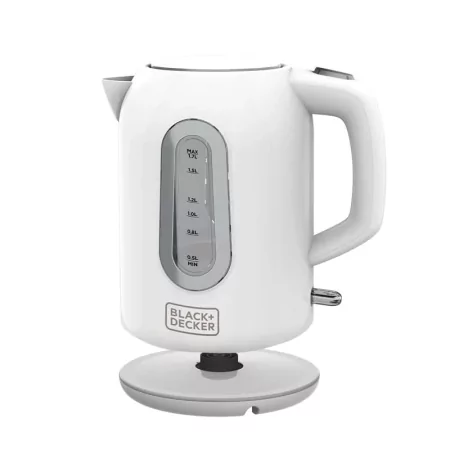 Kontrolsat - Black+Decker Electric Kettle 2200W 1.7L - White - BXKE2204E Kontrolsat - Black+Decker Electric Kettle 2200W 1.7L - White - BXKE2204E