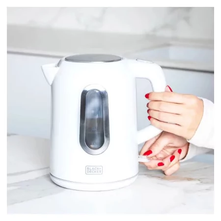 Kontrolsat - Black+Decker Electric Kettle 2200W 1.7L - White - BXKE2204E Kontrolsat - Black+Decker Electric Kettle 2200W 1.7L - White - BXKE2204E