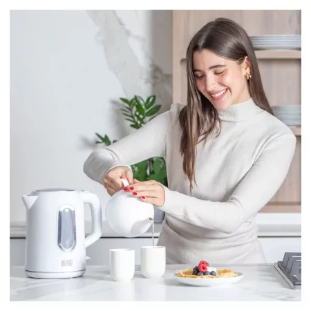 Kontrolsat - Black+Decker Electric Kettle 2200W 1.7L - White - BXKE2204E Kontrolsat - Black+Decker Electric Kettle 2200W 1.7L - White - BXKE2204E