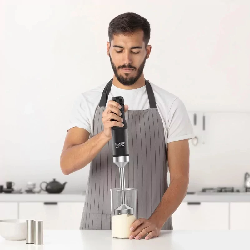Kontrolsat - Black+Decker 1500W Magic Wand - Stainless Steel + 0.7L Measuring Cup - BXHB1501E