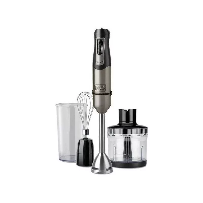 Kontrolsat - Black+Decker Magic Wand with Accessories 1200W - Stainless Steel - BXHBA1200E