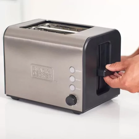Kontrolsat - Torradeira Black+Decker 900W - 2 Fendas 7 Níveis - Inox - BXTO900E Kontrolsat - Torradeira Black+Decker 900W - 2 Fendas 7 Níveis - Inox - BXTO900E