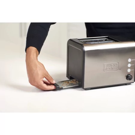 Kontrolsat - Torradeira Black+Decker 900W - 2 Fendas 7 Níveis - Inox - BXTO900E Kontrolsat - Torradeira Black+Decker 900W - 2 Fendas 7 Níveis - Inox - BXTO900E