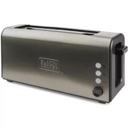 Kontrolsat - Black+Decker Toaster 1000W - 1 Extra-Long Slot - 7 Levels - Stainless Steel - BXTO1000E Kontrolsat - Black+Decker Toaster 1000W - 1 Extra-Long Slot - 7 Levels - Stainless Steel - BXTO1000E