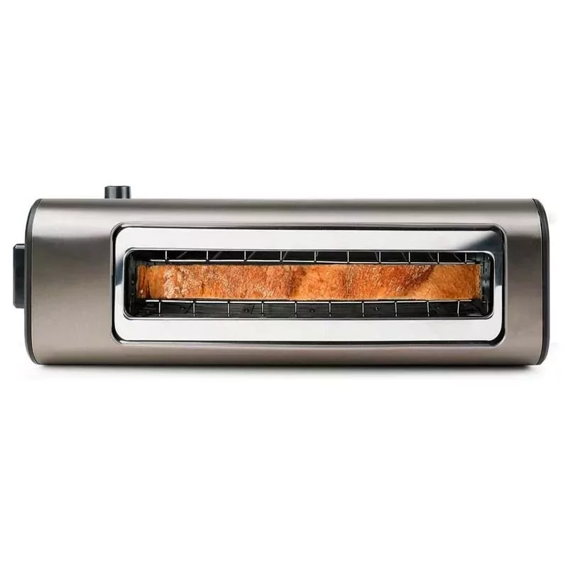 Kontrolsat - Black+Decker Toaster 1000W - 1 Extra-Long Slot - 7 Levels - Stainless Steel - BXTO1000E
